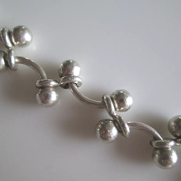 Silpada 925 Bar Bead Link DNA Toggle Bracelet B0746 - Picture 5 of 10